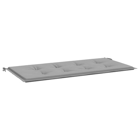 Vidaxl Gartenbank Kissen 120x50x4 cm Oxford Stoff grau