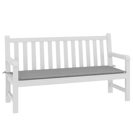 Vidaxl Garden Bench Kissen 150x50x4 cm Oxford Stoff grau