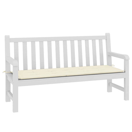 Vidaxl Garden Bench Kissen 150x50x4 cm Oxford Stoff Crème -Colored