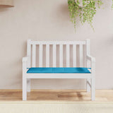 Vidaxl Garden Bench Kissen 100x50x3 cm Oxford Stoff Blau