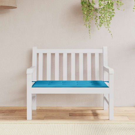 Vidaxl Garden Bench Kissen 100x50x3 cm Oxford Stoff Blau