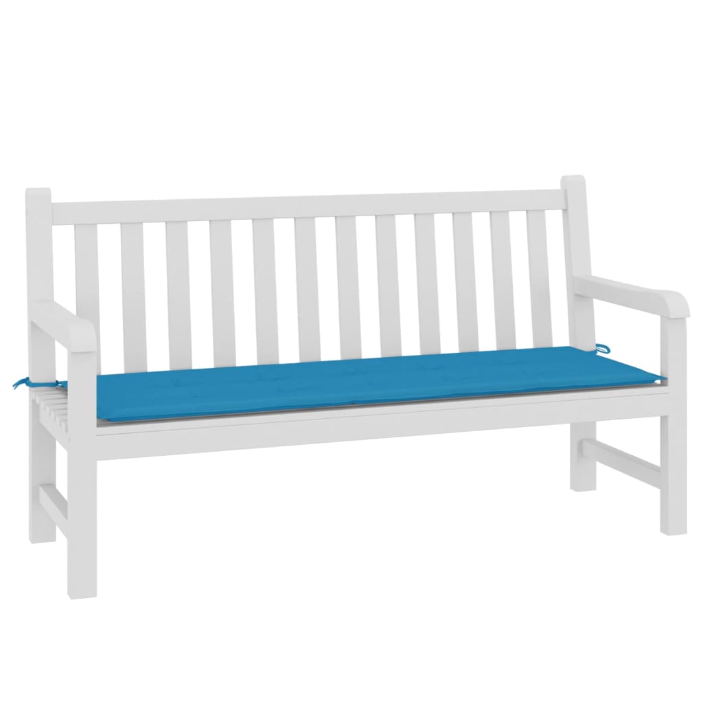 Vidaxl Garden Bench Kissen 150x50x3 cm Oxford Stoff Blau