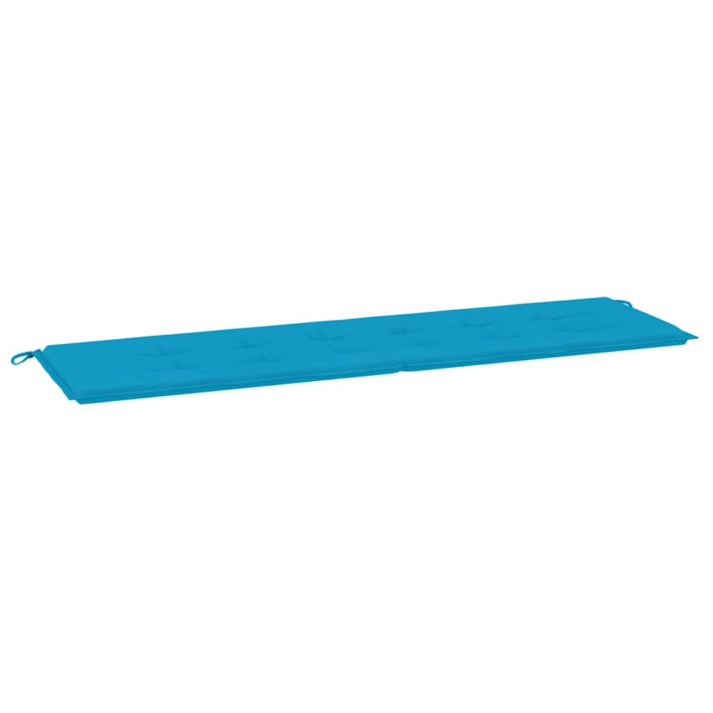 Vidaxl Gartenbank Kissen 180x50x3 cm Oxford Stoff Blau