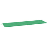 Vidaxl Gartenbank Kissen 180x50x3 cm Oxford Stoff grün