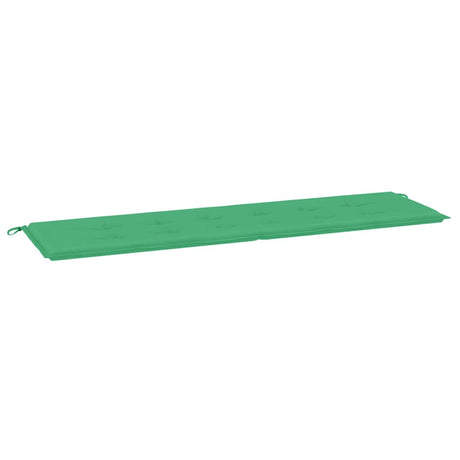 Vidaxl Gartenbank Kissen 180x50x3 cm Oxford Stoff grün