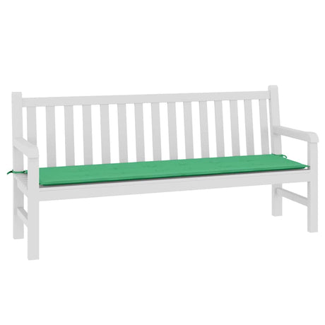 Vidaxl Gartenbank Kissen 180x50x3 cm Oxford Stoff grün