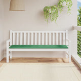 Vidaxl Garden Bench Cushion 180x50x3 cm Oxford Fabric Green