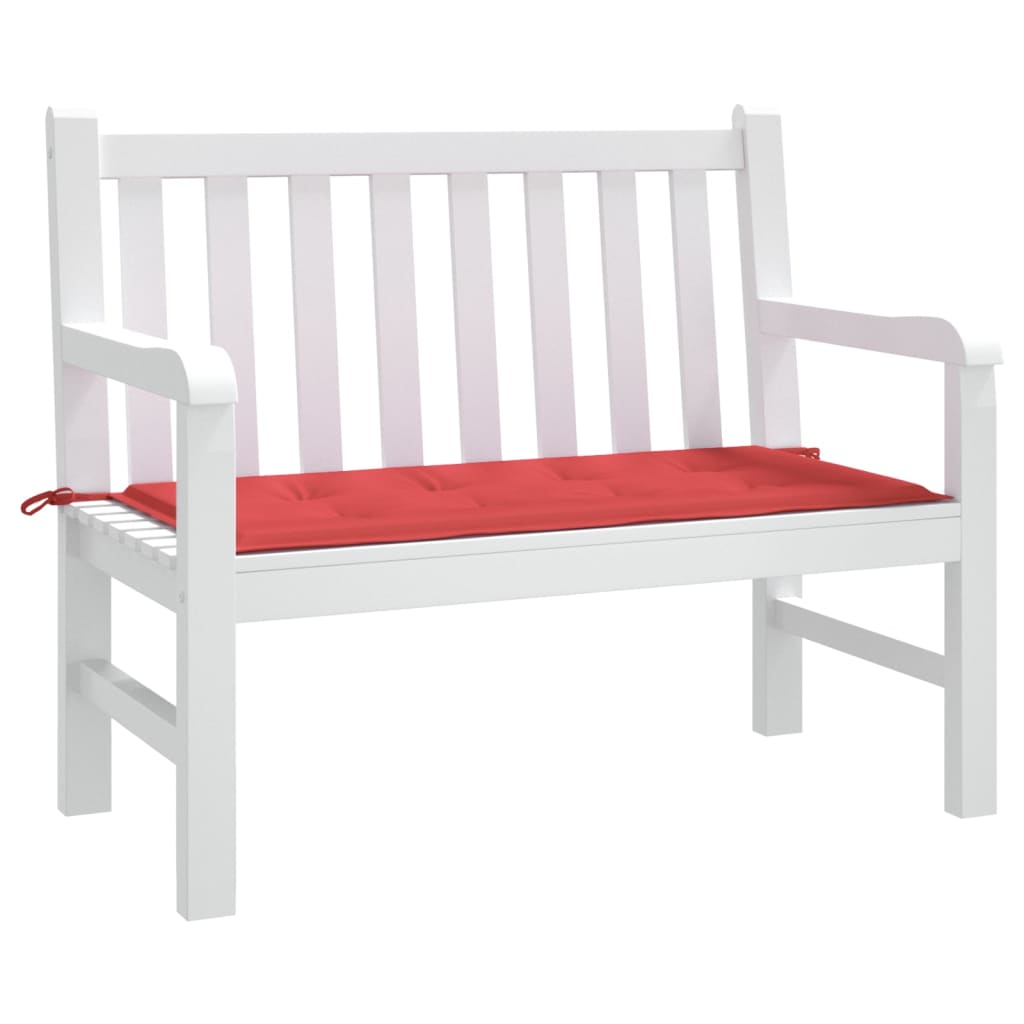 Vidaxl Garden Bench Kissen 100x50x3 cm Oxford Stoff rot