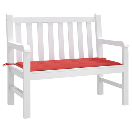 Vidaxl Garden Bench Kissen 120x50x4 cm Oxford Stoff rot
