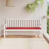 Vidaxl Garden bench cushion 180x50x3 cm Oxford fabric red