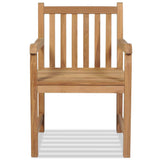 Vidaxl tuinstoelen 2 st massief teakhout