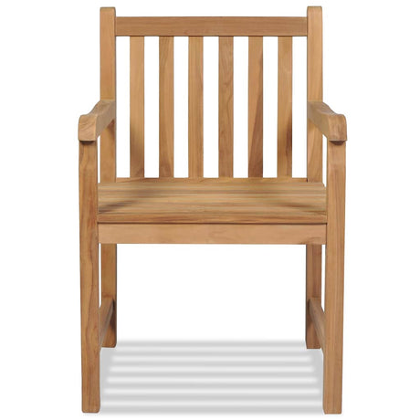 Vidaxl tuinstoelen 2 st massief teakhout