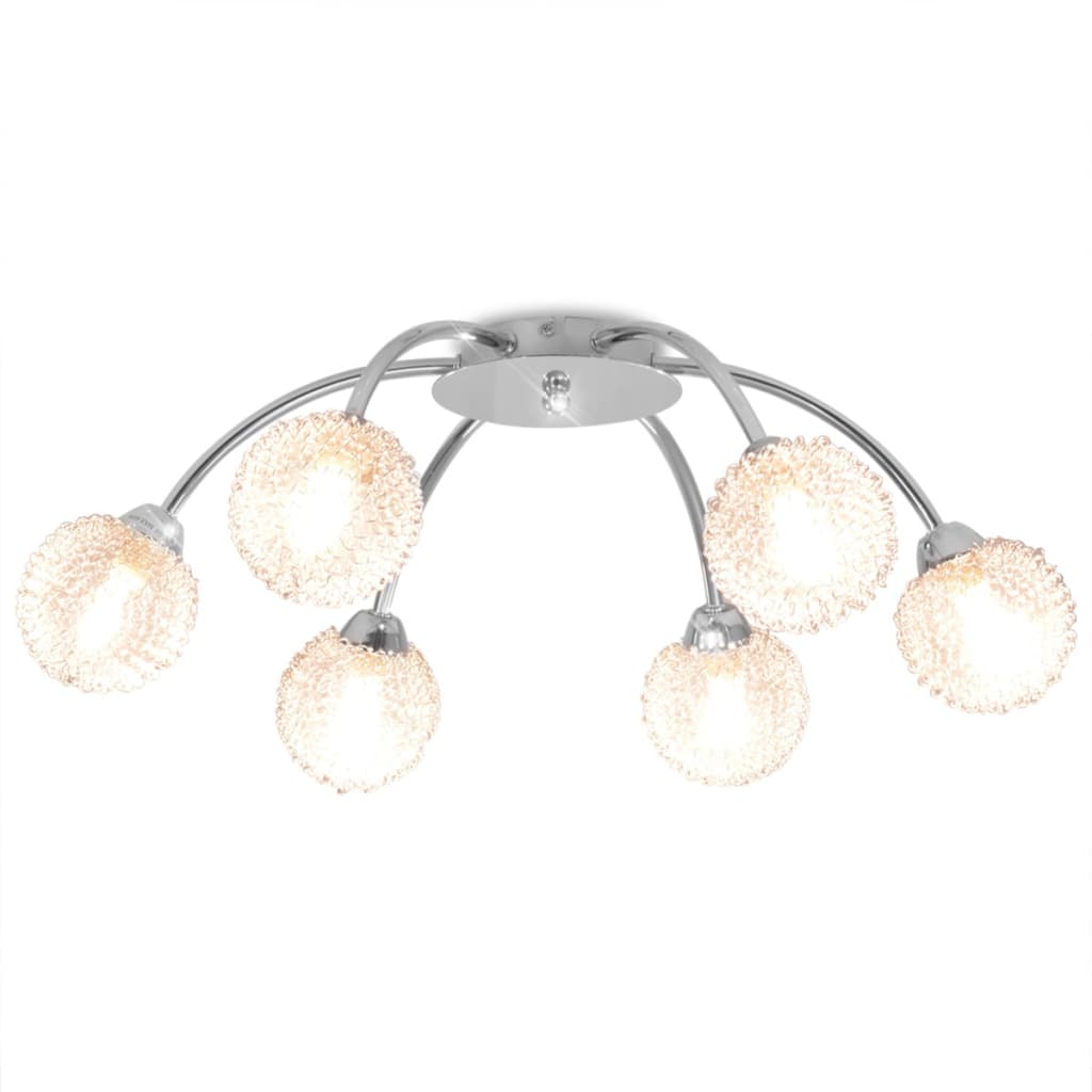 Lampada a soffitto Vidaxl con 6 lampade a LED G9 240 W