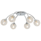 Lampada a soffitto Vidaxl con 6 lampade a LED G9 240 W