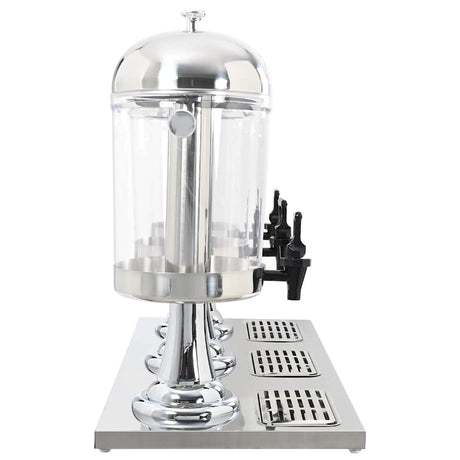 VIDAXL Drei -Stern -Saft -Saftspender Edelstahl 3x8 l