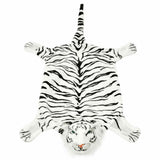 Vidaxl Tigerboden Plüsch 144 cm Weiß
