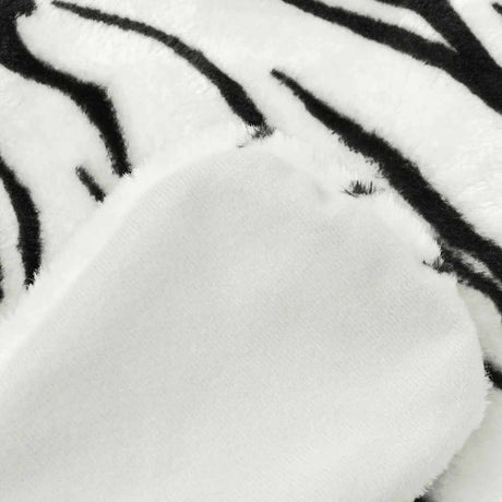 Vidaxl Tigerboden Plüsch 144 cm Weiß