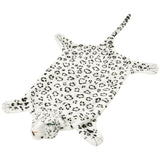 Vidaxl Leopard Planchers en peluche 139 cm blanc