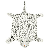 Vidaxl Leopard Planchers en peluche 139 cm blanc