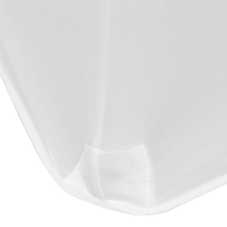 VIDAXL -Tischabdeckung Stretch Weiß 183x76x74 cm 2 Sts