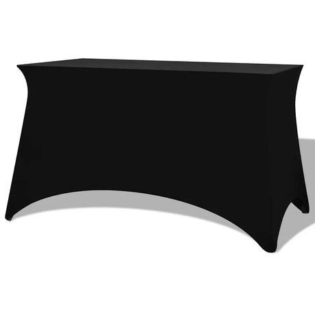 VIDAXL -Tischabdeckung Stretch Black 120x60.5x74 cm 2 STs