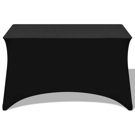 VIDAXL -Tischabdeckung Stretch Black 120x60.5x74 cm 2 STs