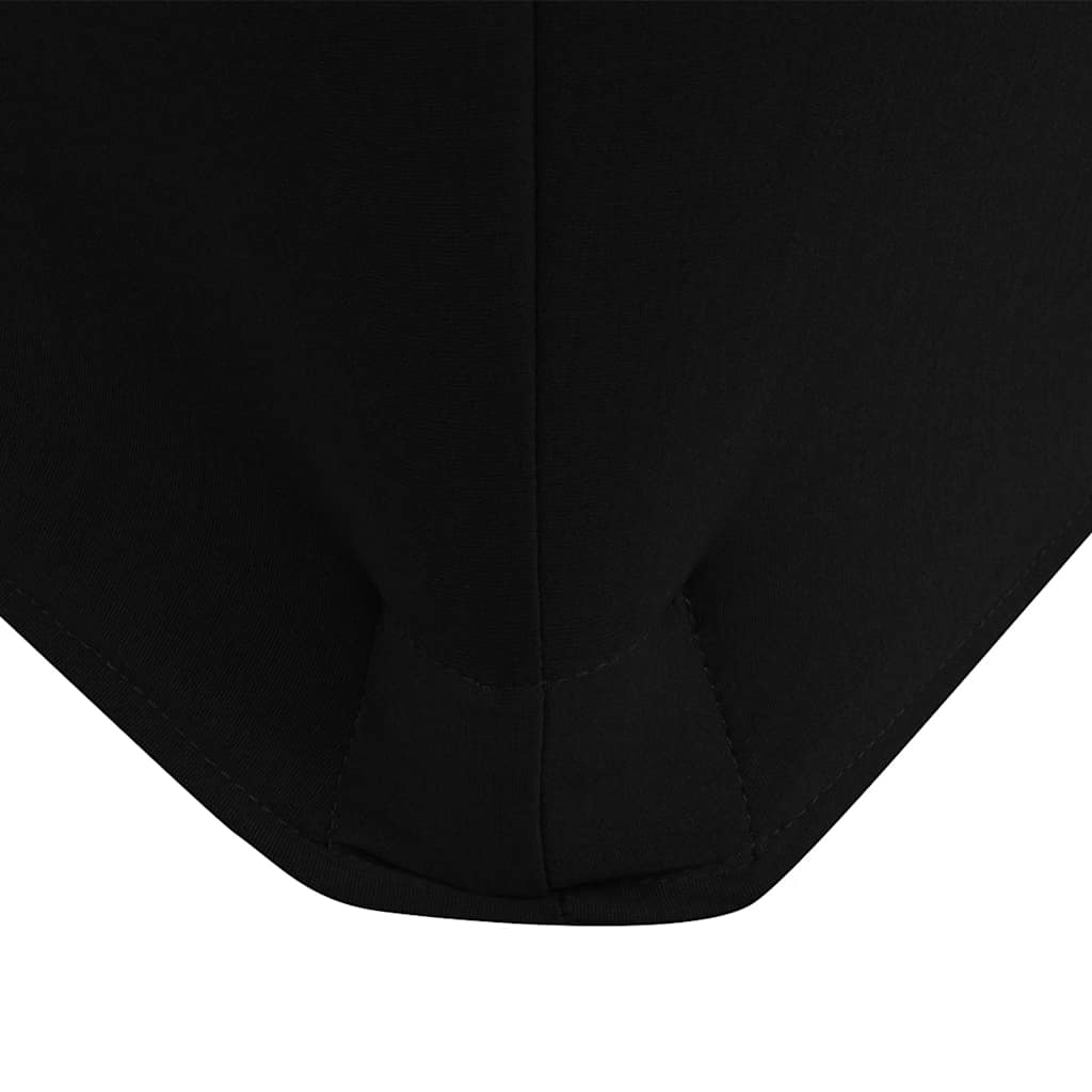 VIDAXL -Tischabdeckung Stretch Black 120x60.5x74 cm 2 STs