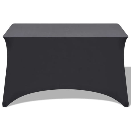 VIDAXL -Tischabdeckung Stretch Anthrazit 120x60.5x74 cm 2 STs