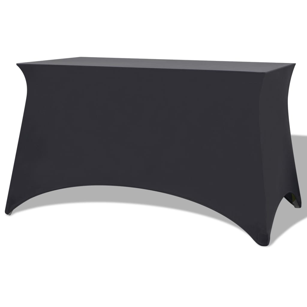 Vidaxl Table cover Stretch Anthracite 183x76x74 cm 2 pcs