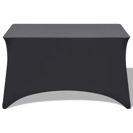 VIDAXL -Tabelle Abdeckung Stretch Anthrazit 243x76x74 cm 2 PCs