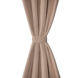 VIDAXL -Vorhänge mit Metallringen Blackout 135x175 Cream 2 PCs