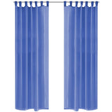 VIDAXL -Vorhänge Voile 140x245 cm King Blue 2 PCs