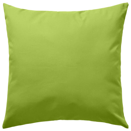 Vidaxl Outdoor -Kissen 45x45 cm Apple Green 4 PCs