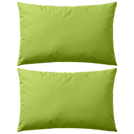 Vidaxl Outdoor -Kissen 60x40 cm Apple Green 2 STs