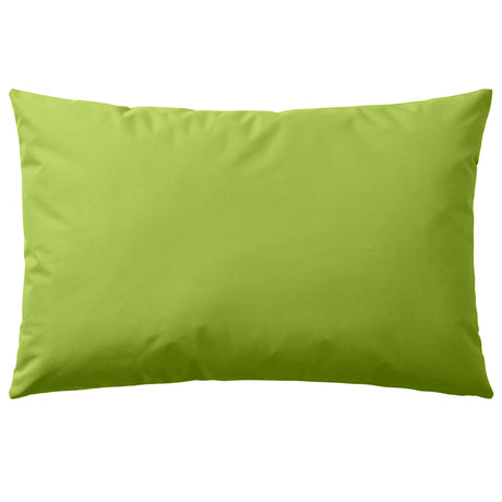 Vidaxl Outdoor -Kissen 60x40 cm Apple Green 2 STs
