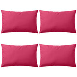 Vidaxl Outdoor -Kissen 60x40 cm Pink 4 PCs