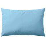 Vidaxl Outdoor -Kissen 60x40 cm hellblau 4 STs