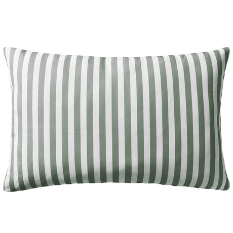 Vidaxl Outdoor -Kissen 60x40 cm gestreiftes graues 2 PCs