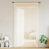 VIDAXL -Kabelvorhänge 100x250 cm Crème 2 PCs