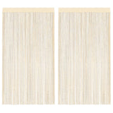 VIDAXL -Kabelvorhänge 140x250 cm Creme 2 STs
