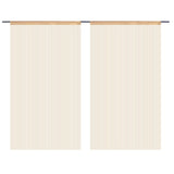 Vidaxl dráty záclony 100x250 cm beige 2 sts