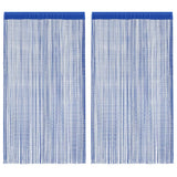 VIDAXL -Kabelvorhänge 100x250 cm Blau 2 PCs