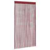 Vidaxl -Drahtvorhänge 100x250 cm Wein Rot 2 STs