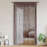 VIDAXL -Kabelvorhänge 100x250 cm Braun 2 PCs