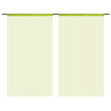 Vidaxl Wire Curtains 100x250 cm grøn 2 stk