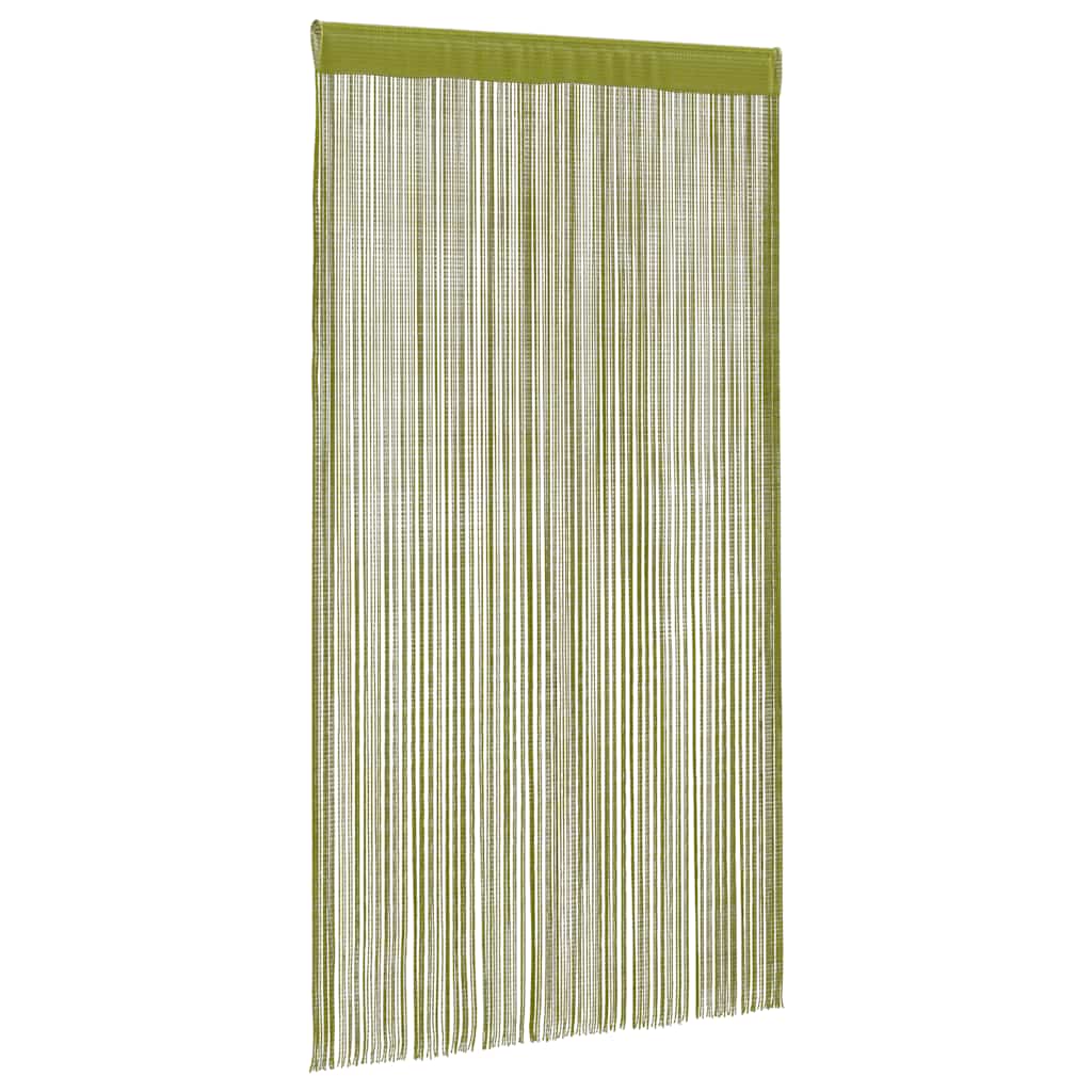 VIDAXL -Kabelvorhänge 100x250 cm Grün 2 PCs