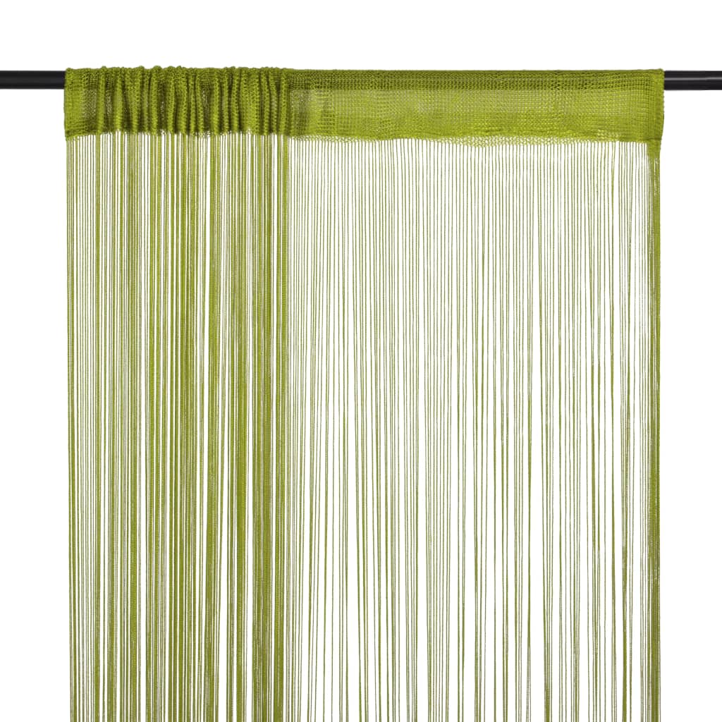 Vidaxl Wire Gardiner 140x250 cm Green 2 Sts