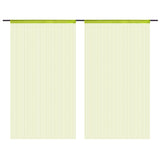 Vidaxl Wire Gardiner 140x250 cm Green 2 Sts