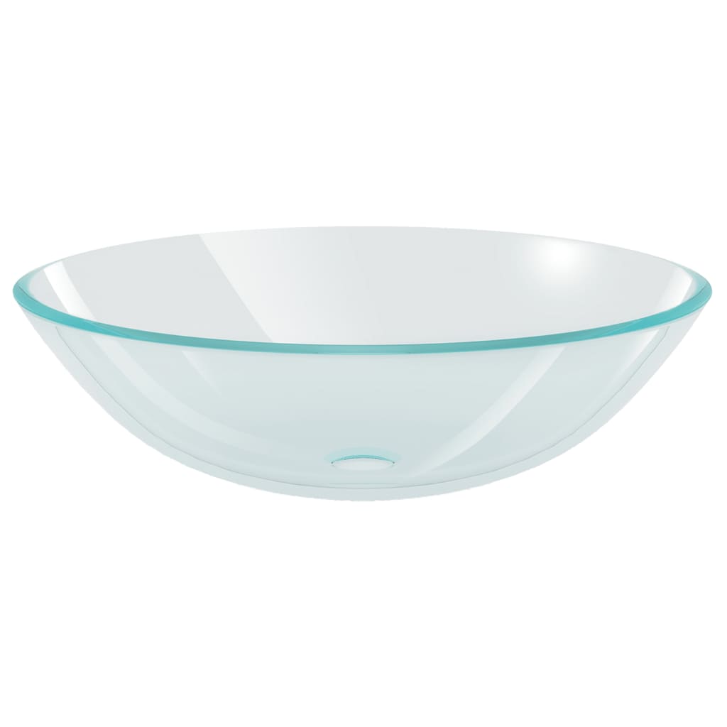 Vidaxl Washbasin Harded Glass 42 cm Transparent