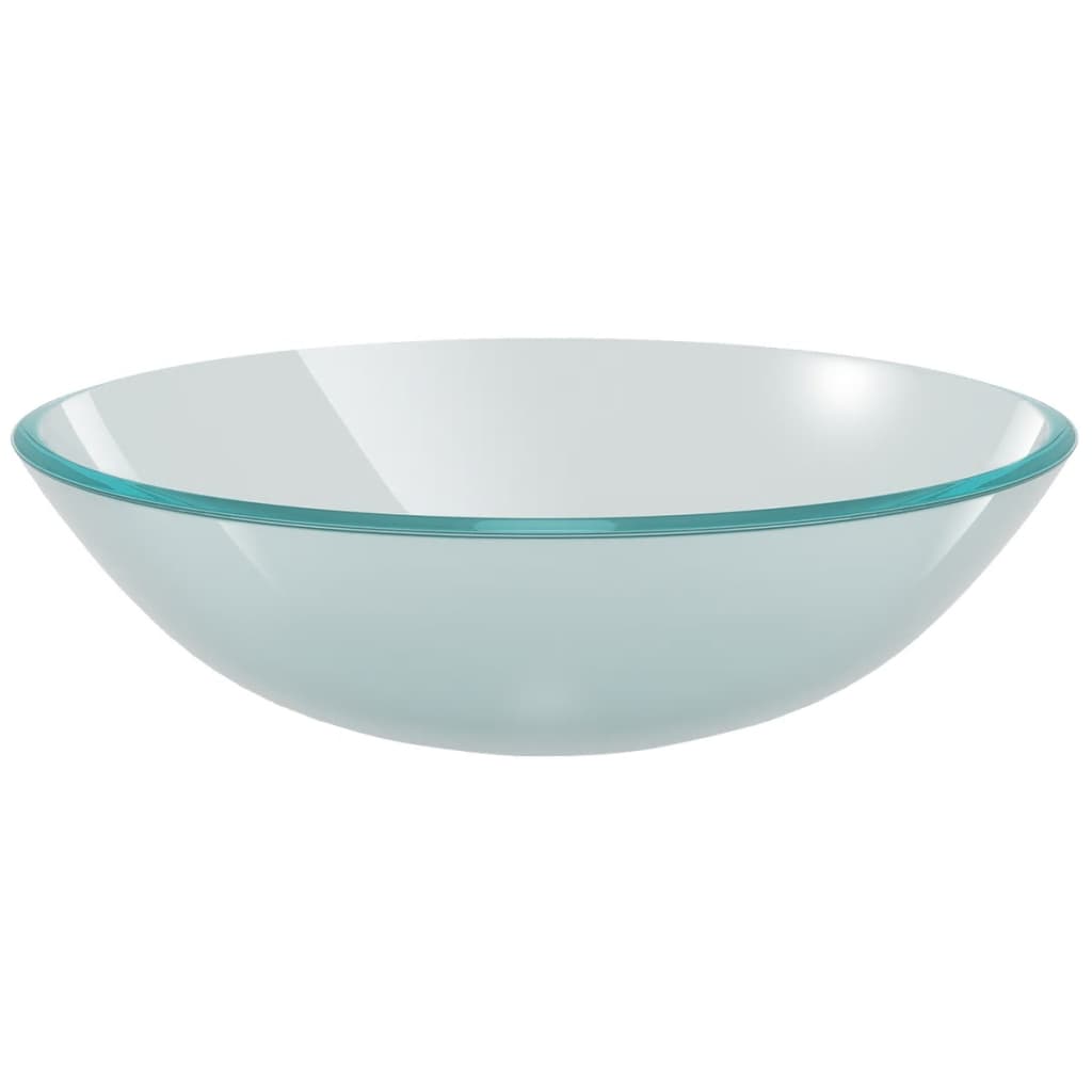 Vidaxl Washbasin herdet glass 42 cm matt glass